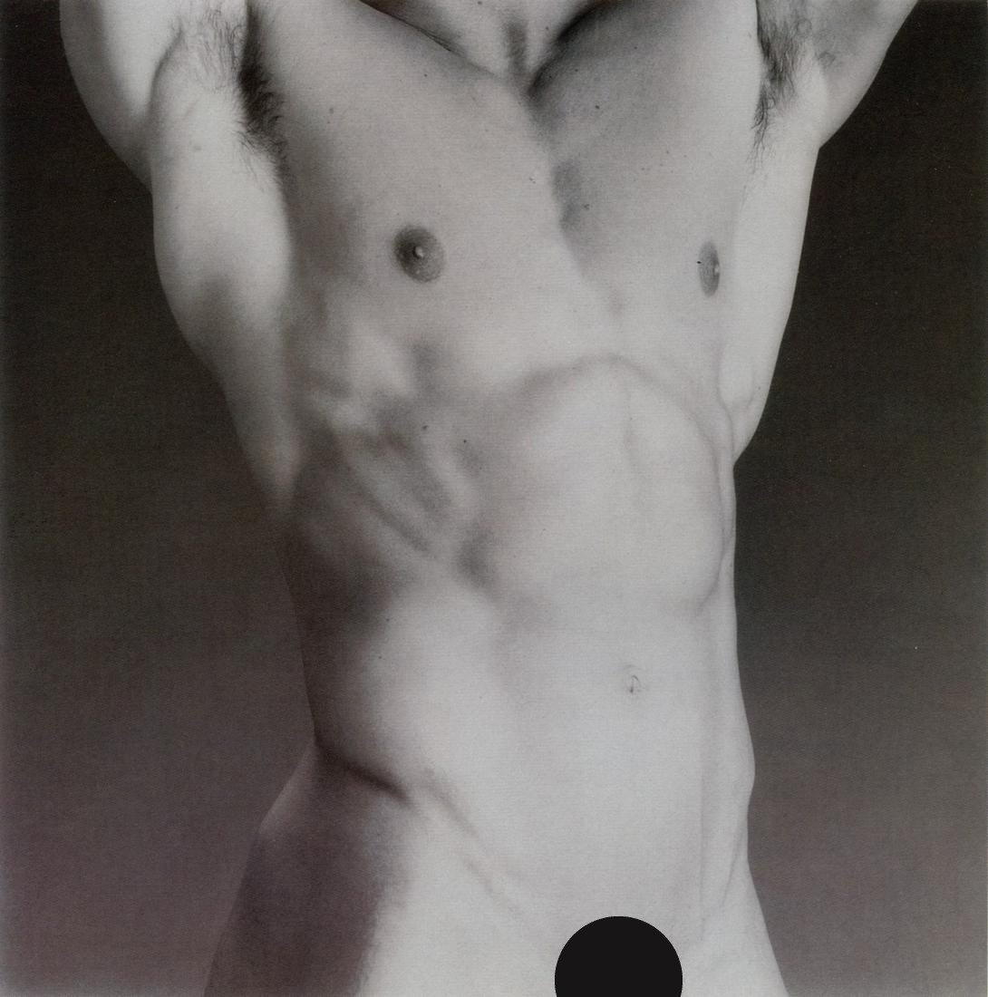 ROBERT MAPPLETHORPE - Male Torso, 1987 (1 of 2)