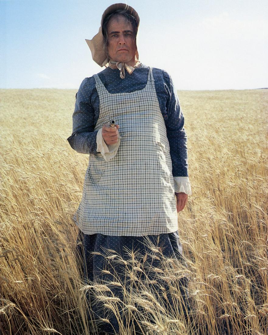 MARY ELLEN MARK - Marlon Brando, 1976: Artist: MARY ELLEN MARK Title: Marlon Brando, 1976 Medium: Photo Litho, 1989, Japan Dimensions: 9.9x12.4" Description: Heat Wax Mounted on 11x14" Conservation Board Artist Bio: Mary Ellen Mark (1940-2