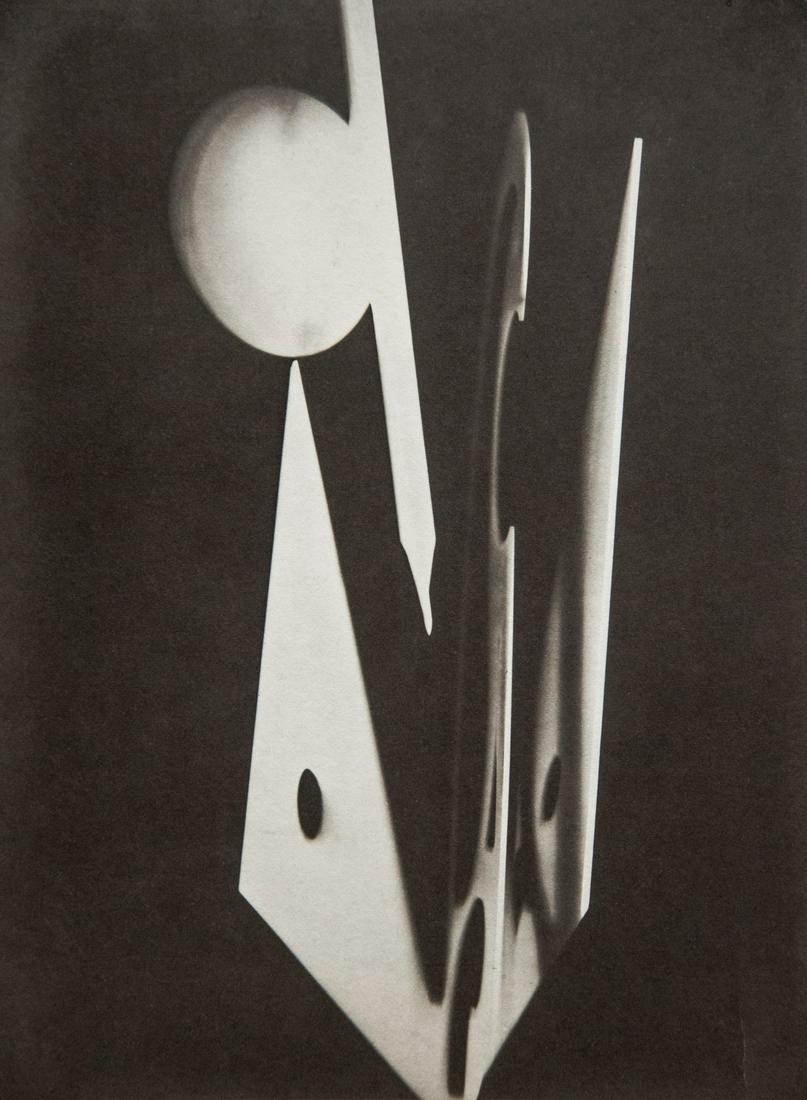 MAN RAY - Rayograph: Artist: MAN RAY Title: Rayograph Medium: Gravure, 1985, USA Dimensions: 6.7x9" Description: Heat Wax Mounted on 11x14" Conservation Board Artist Bio: Man Ray, original name Emmanuel Radnitzky, was bor