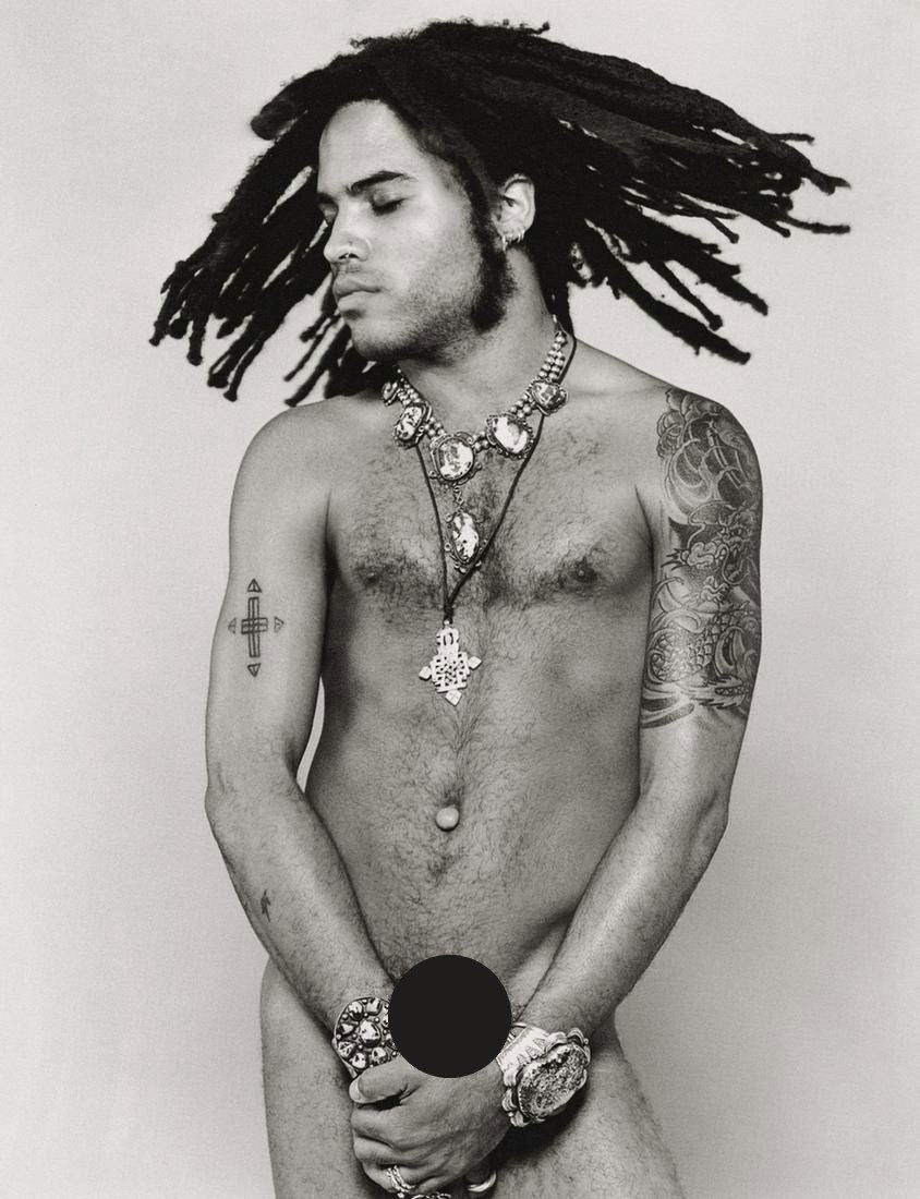 BETTINA RHEIMS - Lenny Kravitz III, June 1991, Paris (1 of 2)