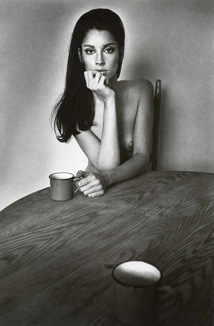 JEANLOUP SIEFF - Judy, New York, 1965: Artist: JEANLOUP SIEFF Title: Judy, New York, 1965 Medium: Photo Litho, 1996, Germany Dimensions: 7.35x11.1" Description: Heat Wax Mounted on 11x14" Conservation Board Artist Bio: Jeanloup Sieff (1933