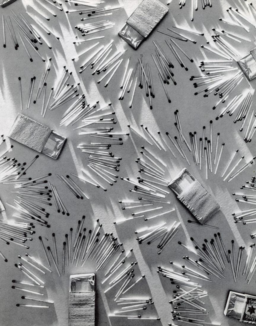 EDWARD STEICHEN - Matches and Match Boxes, 1926: Artist: EDWARD STEICHEN Title: Matches and Match Boxes, 1926 Medium: Sheet Fed Gravure, 1963, Switzerland Dimensions: 7.4x9.4" Description: Heat Wax Mounted on 11x14" Conservation Board Artist Bio: Ed