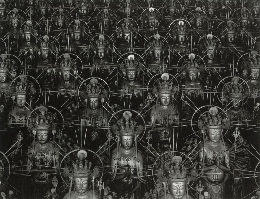 HIROSHI SUGIMOTO - Sea of Buddha, 1995: Artist: HIROSHI SUGIMOTO Title: Sea of Buddha, 1995 Medium: Photo Litho, 2005, Germany Dimensions: 8.5x6.5" Description: Heat Wax Mounted on 8.5x11" Conservation Board Artist Bio: Hiroshi Sugimoto (19