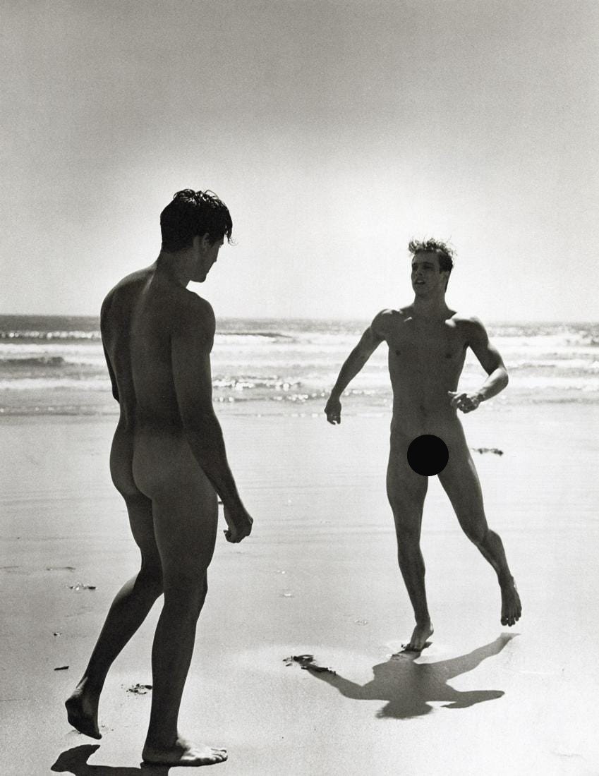 BRUCE WEBER - Lee and Antonio, Point Conception, 1987 (1 of 2)