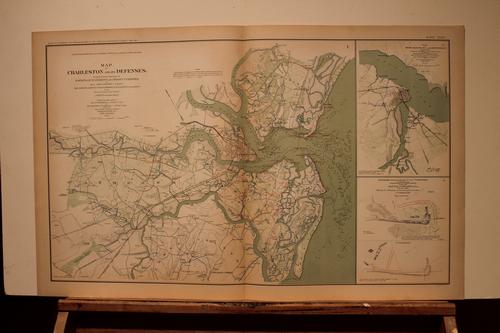 1894 Civil War Map: Author: Bien Title: 1894 Civil War Map Medium: Ink on Paper Dimensions: 29.5"X18.5" Civil War map dated 1894. Published under the direction of the Hon. Stephen B. Elkins Secretary of War. These maps a