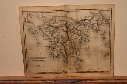 1828 Map of Ancient Greece (1 of 3)