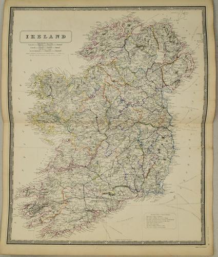 1855 Johnston Map of Ireland -- Ireland (1 of 1)