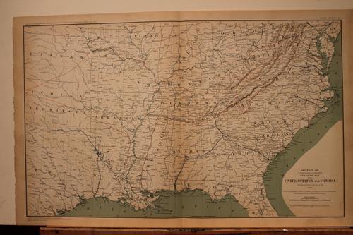 1894 Civil War Map: Author: Bien Title: 1894 Civil War Map Medium: Ink on Paper Dimensions: 29.5"X18.5" Civil War map dated 1894. Published under the direction of the Hon. Stephen B. Elkins Secretary of War. These maps a