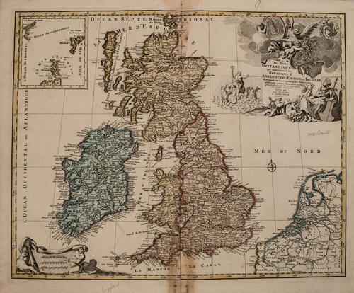 1792 Elwe Map of Great Britain and Eire -- Les Isles (1 of 1)