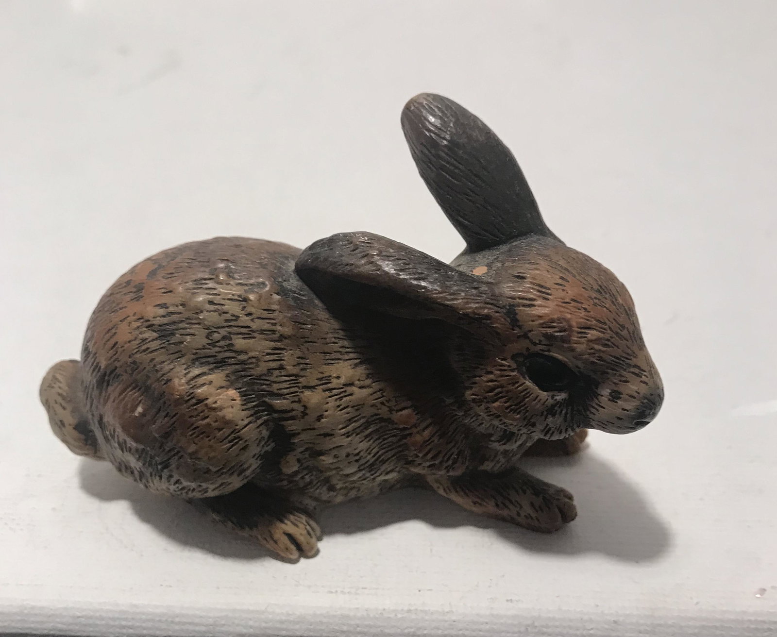 Composite figure of hare: Title: Composite figure of hare Date/Period: 20th Century Materials: Composite Dimension: 3'' Reserve: $10.00 Shipping: Domestic: Flat-rate of $10.00 to anywhere within the contiguous U.S. Internation
