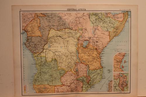 1873 Map of Central Africa (1 of 3)