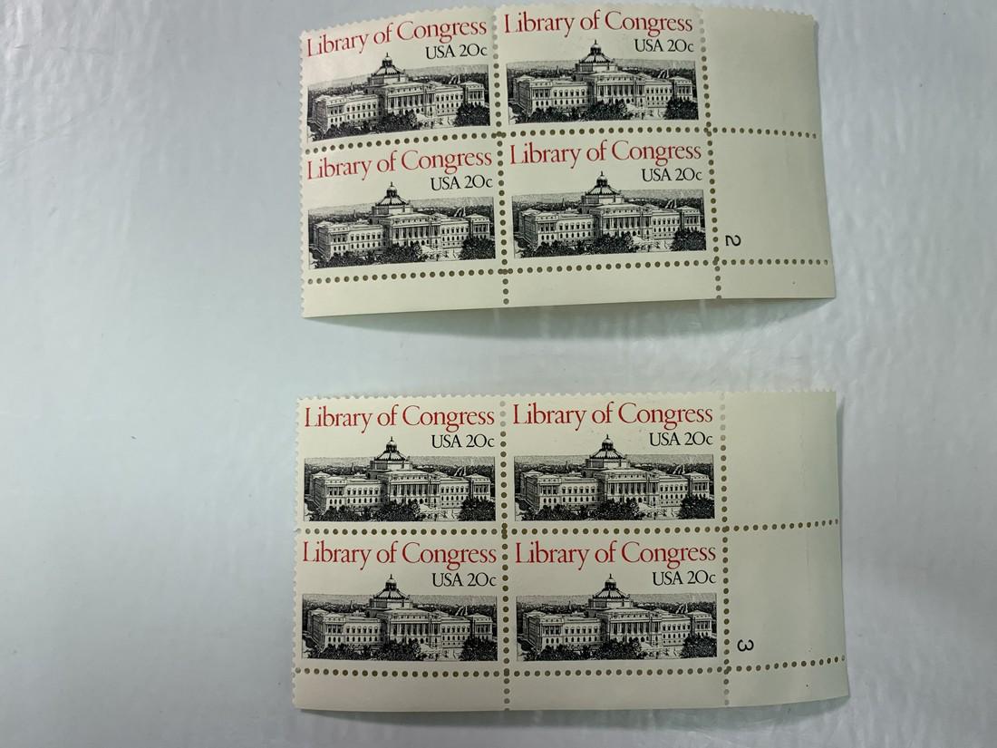 Scott No.2004 2 each MNH Stamp Plate Block Set (1 of 2)