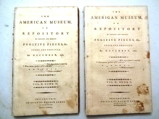 1787 Magazines Federalist Papers Constitution (1 of 8)
