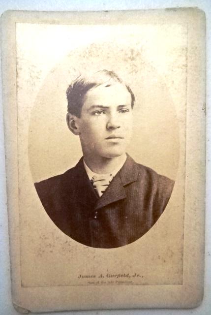 19th C Cabinet Card James A Garfield Jr. (1 of 1)
