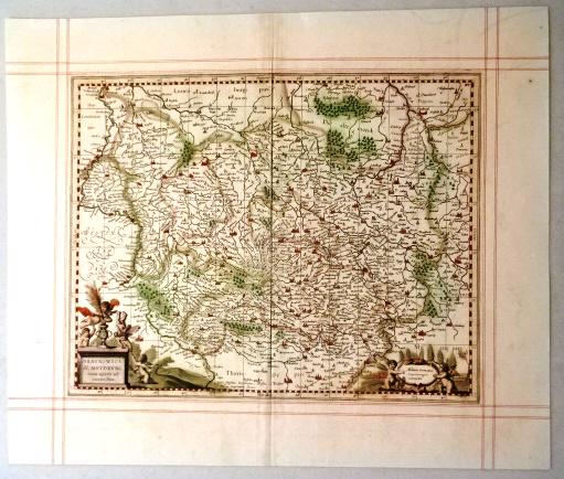 18th C Large Handcolored Mercator Map Germany (1 of 3)