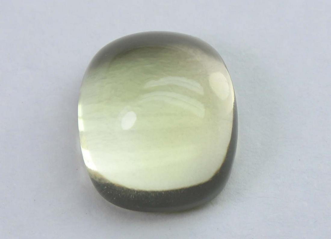6.11 Cts Natural Lemon Quartz: No Reserve! Title: 6.11 Cts Natural Lemon Quartz Additional Information: Gemstone : Natural Lemon Quartz Shape : Rectangular Cushion CabochonMeasurements : 11.7x10.1x6.7 mmWeight : 6.11 CaratsColor : 