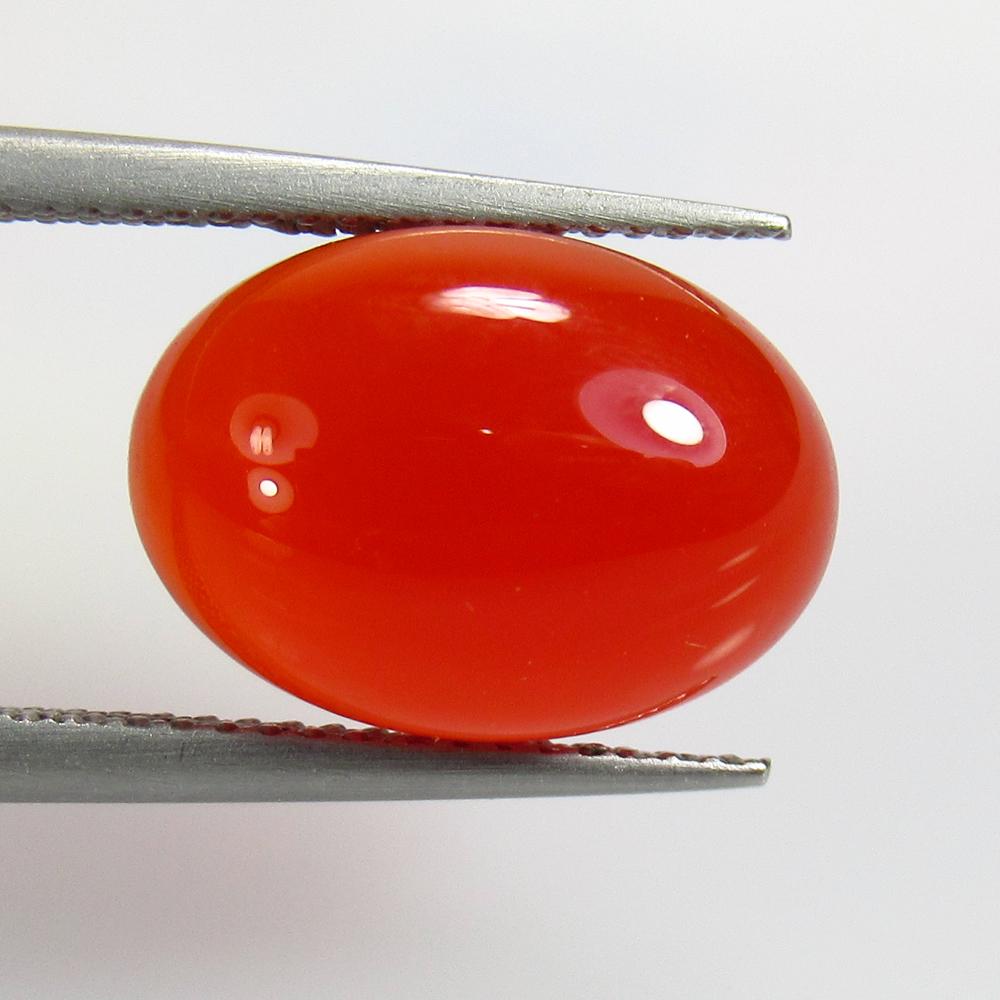 6.45 Ct Natural Orange Carnelian Oval Cab: No Reserve! Title: 6.45 Ct Natural Orange Carnelian Oval Cab Stone Clarity: Semi-Transparent Gemstone: Natural Carnelian Carat Weight: 6.45 Size/Dimensions: 14.20 x 10.20 x 5.80 mm Additional Informat
