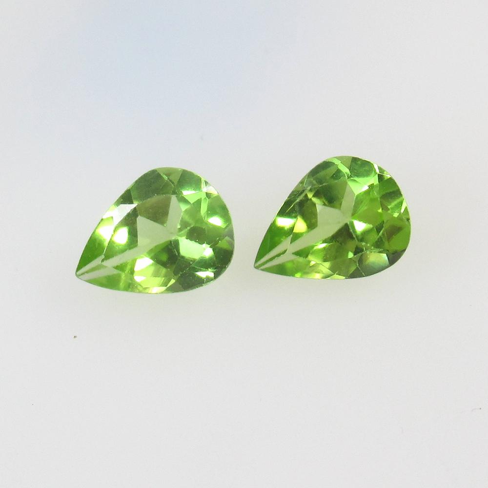 2.11 Ctw Natural Pakistan Peridot Pear Pair: No Reserve! Title: 2.11 Ctw Natural Pakistan Peridot Pear Pair Stone Clarity: VVS Gemstones: Peridot Size/Dimensions: 2.11 Carat Weights: 7.90 x 5.90 x 3.60 mm / 2 PC's Additional Information: Top Cla