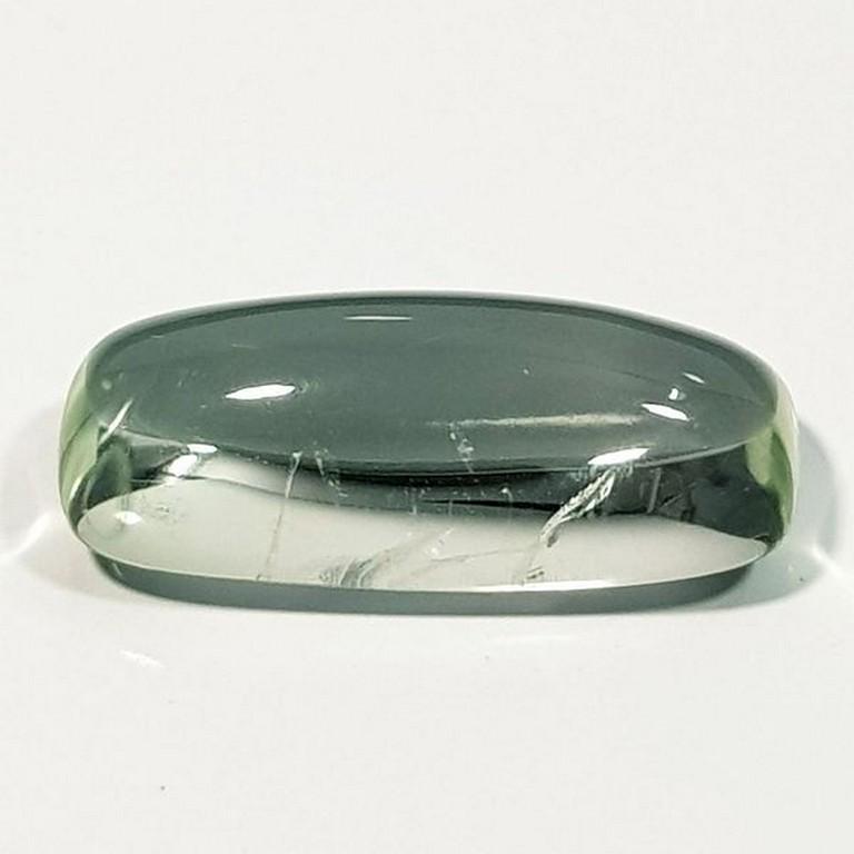 Natural Green Amethyst Rectangle Cabochon 7.69 Ct (1 of 5)