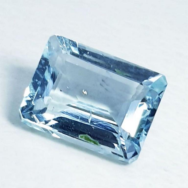 1.56 ct Natural Aquamarine Emerald Cut (1 of 4)