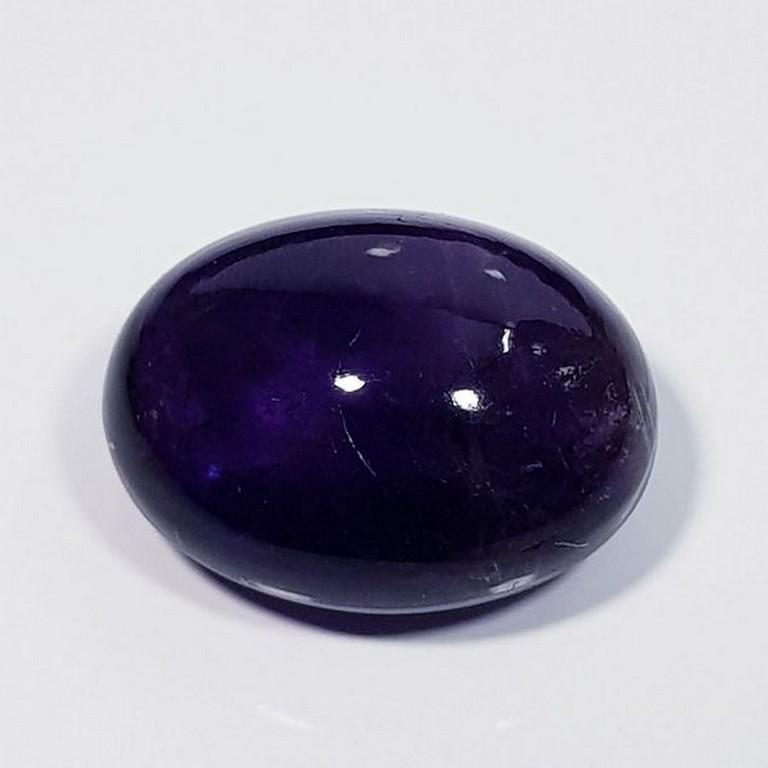 Beautiful Oval Cabochon Natural Amethyst 15.52 Ct (1 of 5)