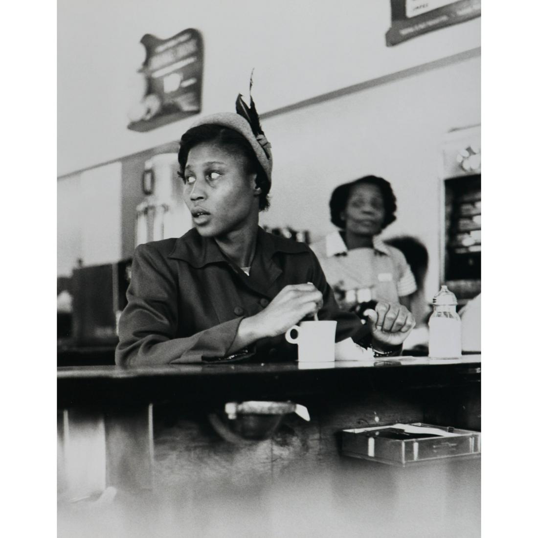 RICHARD AVEDON - Harlem, NYC, 1949: Artist: RICHARD AVEDON Print Title: Harlem, NYC, 1949 Medium: Duo-tone Engraving Printing Date: 1990's Printed in Italy Image Size approx: 14 x 10.5 inches Richard Avedon (1923-2004) was an American f