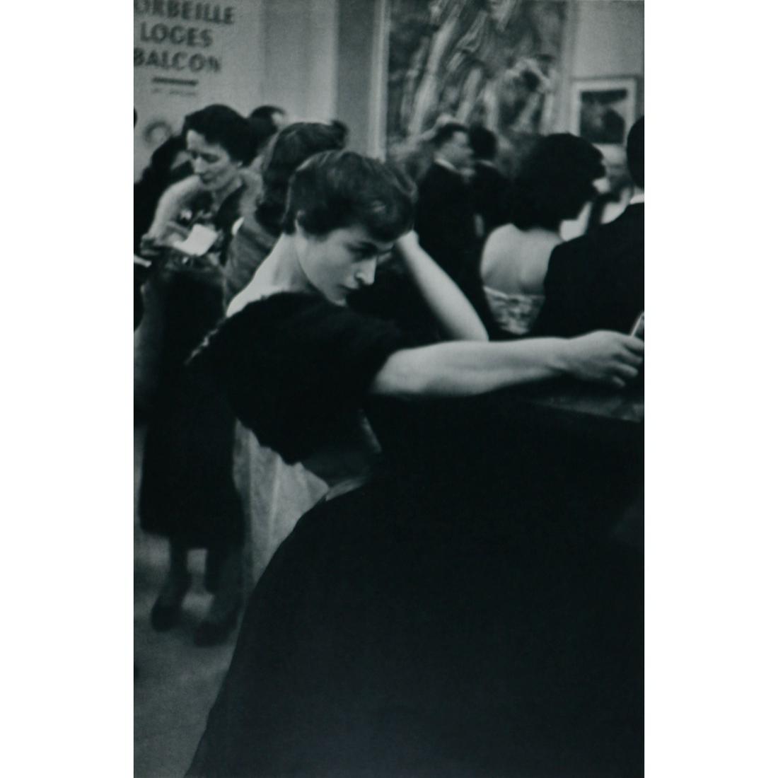 HENRI CARTIER-BRESSON - Paris, A Fashionable Charity: Artist: HENRI CARTIER-BRESSON Print Title: Paris, A Fashionable Charity Ball Medium: Sheet-fed Gravure Printing Date: 1950's Printed in France Image Size approx: 13.5 x 9 inches Henri Cartier-Bresson 