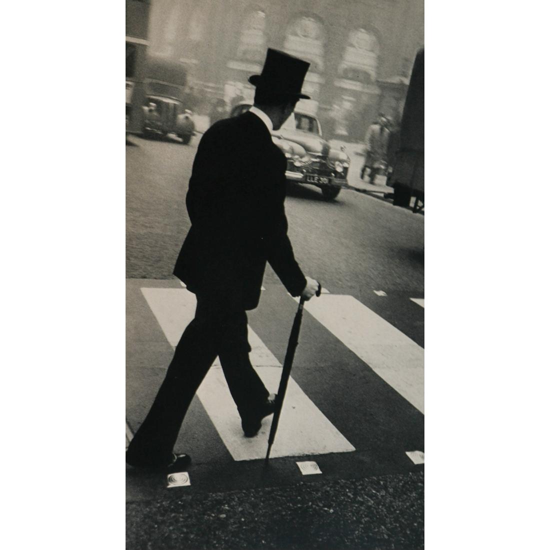 ROBERT FRANK - London: Artist: ROBERT FRANK Print Title: London Medium: Sheet-fed Gravure Printing Date: 1960's Printed in Switzerland Image Size approx: 11.5 x 6.25 inches Robert Frank (1924-2019) was an American photograp
