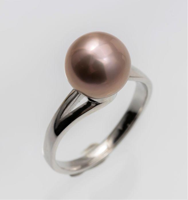 9x10mm Bronze Edison Pearl - 925 Silver - Ring (1 of 8)