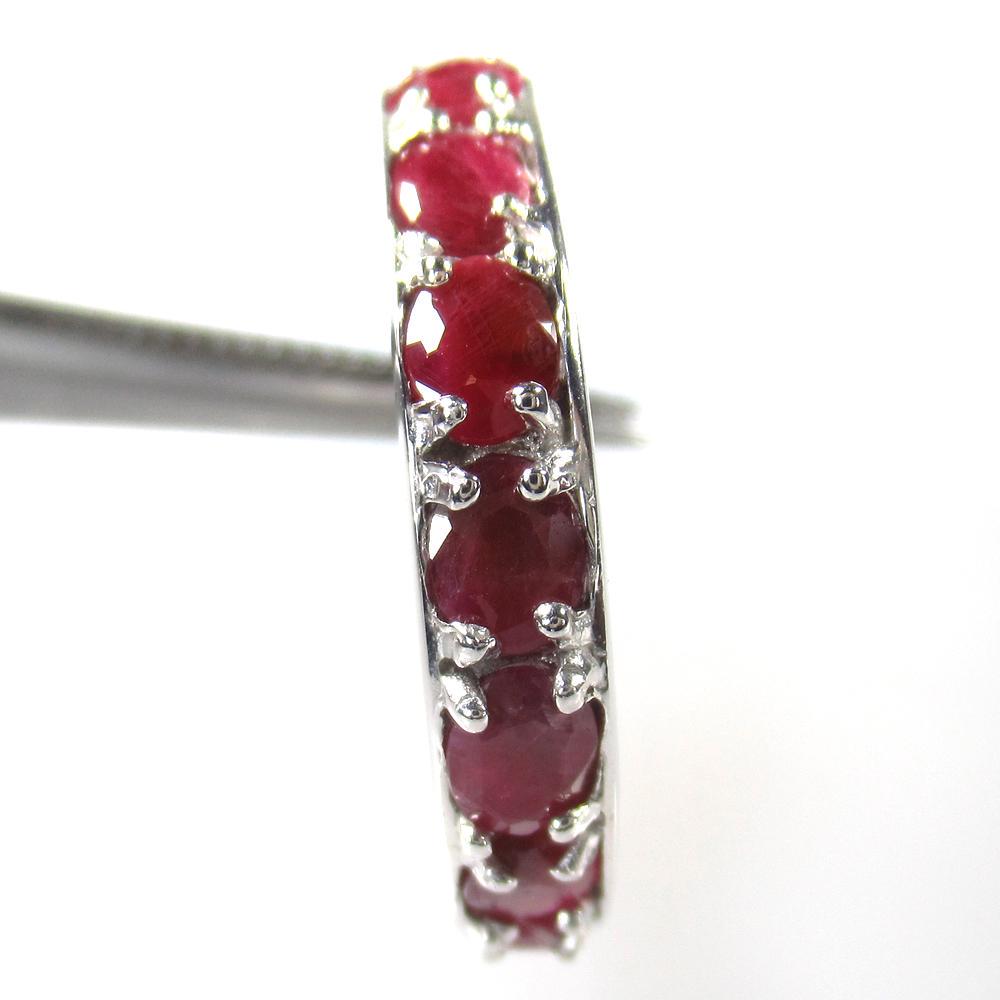3.27 g 925 Sealed Silver Natural Ruby Ring (1 of 2)