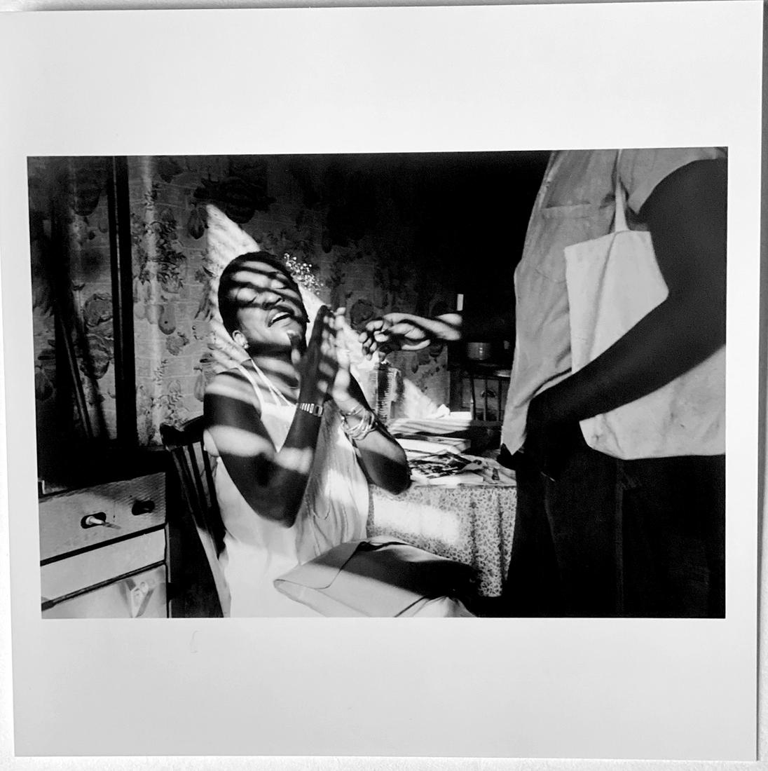 Dawoud Bey: The Woman in the Light, Harlem, NY 1980: Title: The Woman in the Light, Harlem, NY 1980 Artist: Dawoud Bey Medium: B/w Photograph Dimension: 6" x 6" Additional Information: Signed in pen verso Reserve: $250.00 Shipping: Domestic: Flat-rate o