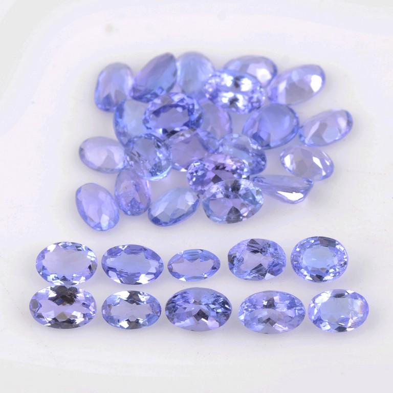 12.60 Carat Blue Color Natural Oval Tanzanite Loose (1 of 8)