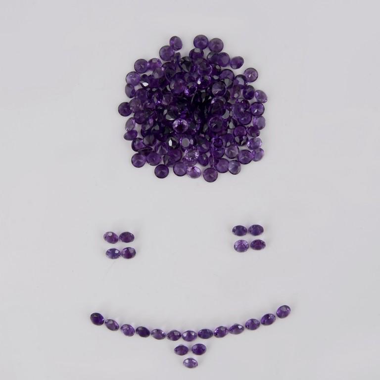71.60 Carat Purple Color Natural Round Amethyst Loose (1 of 7)