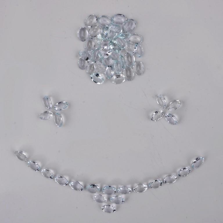 56.90 Carat Blue Color Natural Oval Aquamarine Loose (1 of 8)
