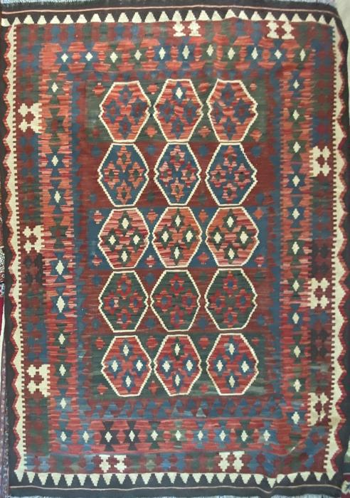 Turkish Kilim, 5’6”x 8’, Wool (1 of 8)