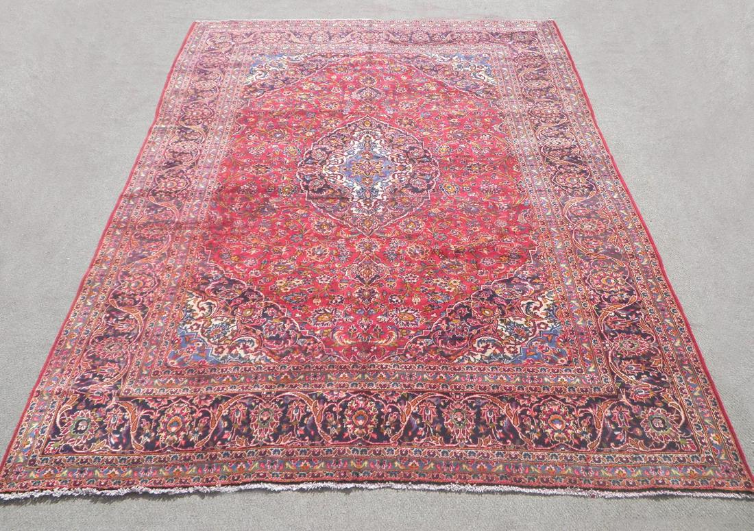 Semi Antique Persian Kashan 9.7x13.0 (1 of 5)