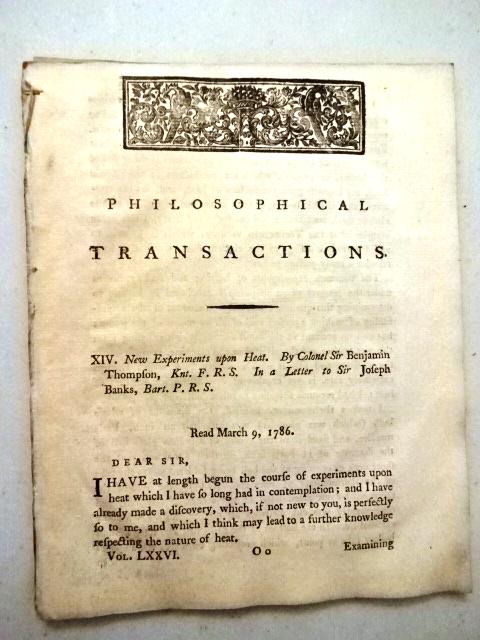 1786 Three Philosophical Transactions Science Medicine (1 of 4)