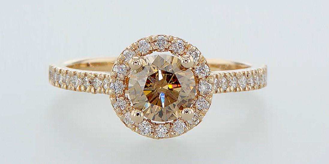 14 kt. Pink gold - Ring - 1.35 ct Diamond - Diamonds (1 of 7)
