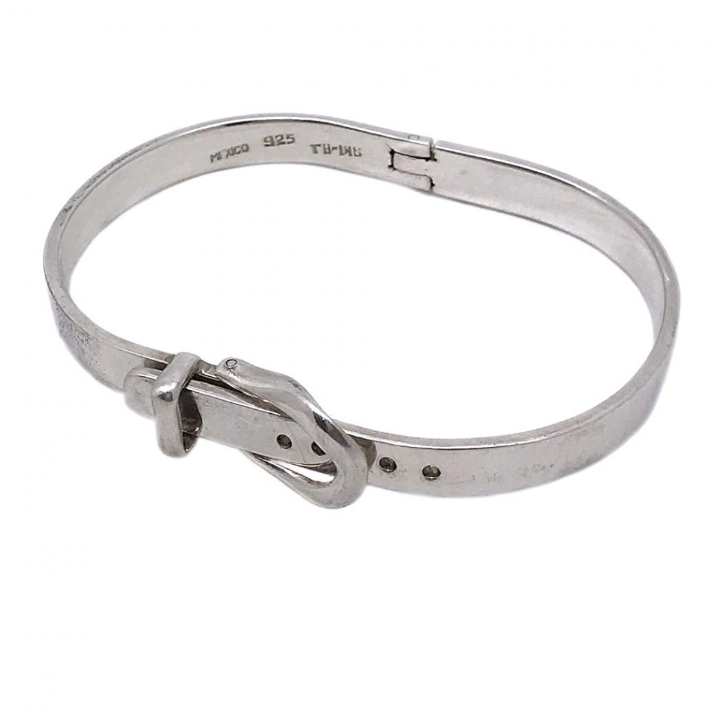 Mexico 925 Belt Buckle Bangle (1 of 2)