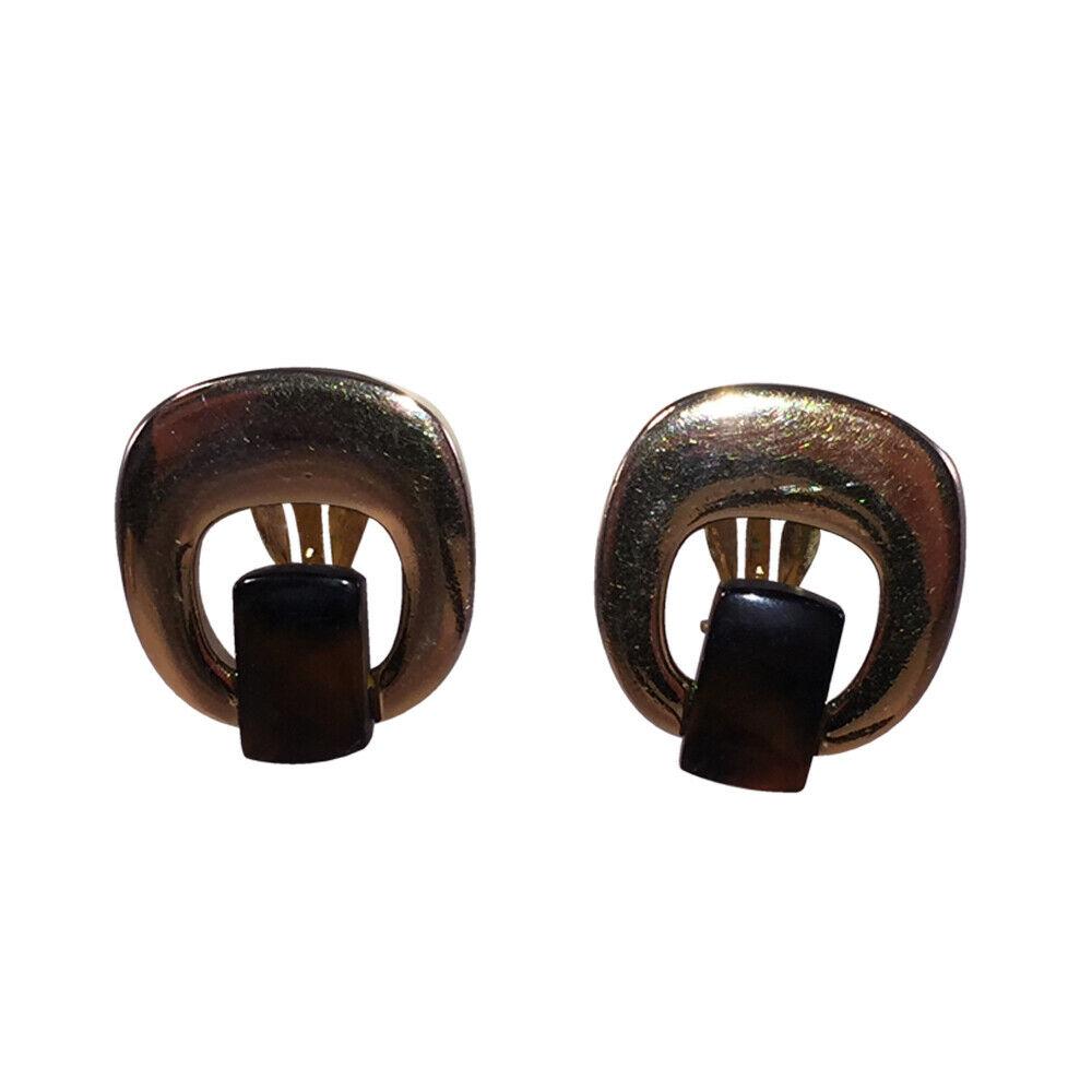 Lanvin Paris Oblong Simulated Tortoise Bakelite