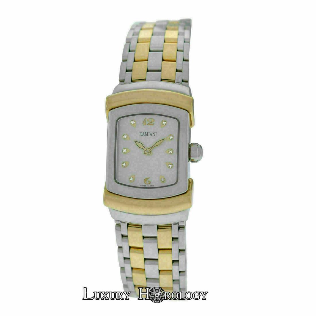 Ladies Damiani Ego Diamond 19MM Stainless Steel Gold