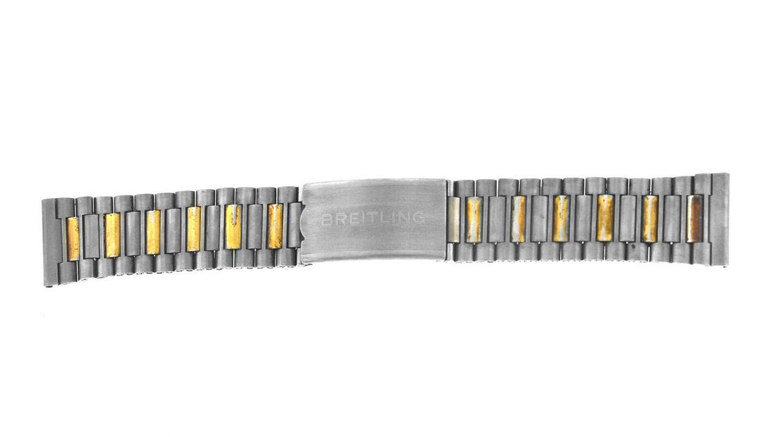 Breitling Two Tone Titanium Gold Bracelet for Aerospace