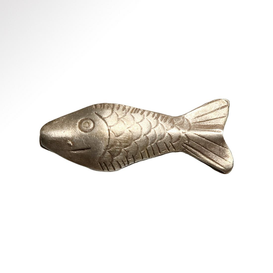 Egyptian Silver Fish Amulet, c. 1st Century B.C./A.D. (1 of 6)