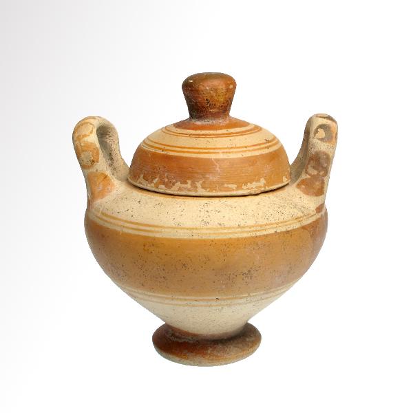 Greek Messapian Painted Lebes Gamikos, c. 5th-4th (1 of 6)