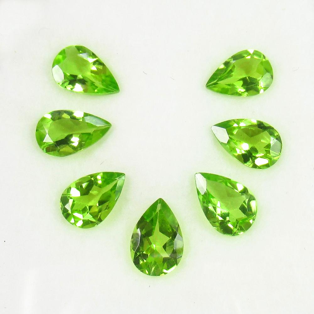 7.83 Cts Natural 7 Matching Peridot Set (1 of 3)