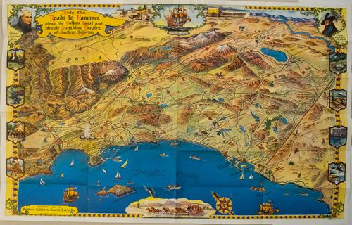 1963 Putnam Pictorial Map of Southern California -- (1 of 1)