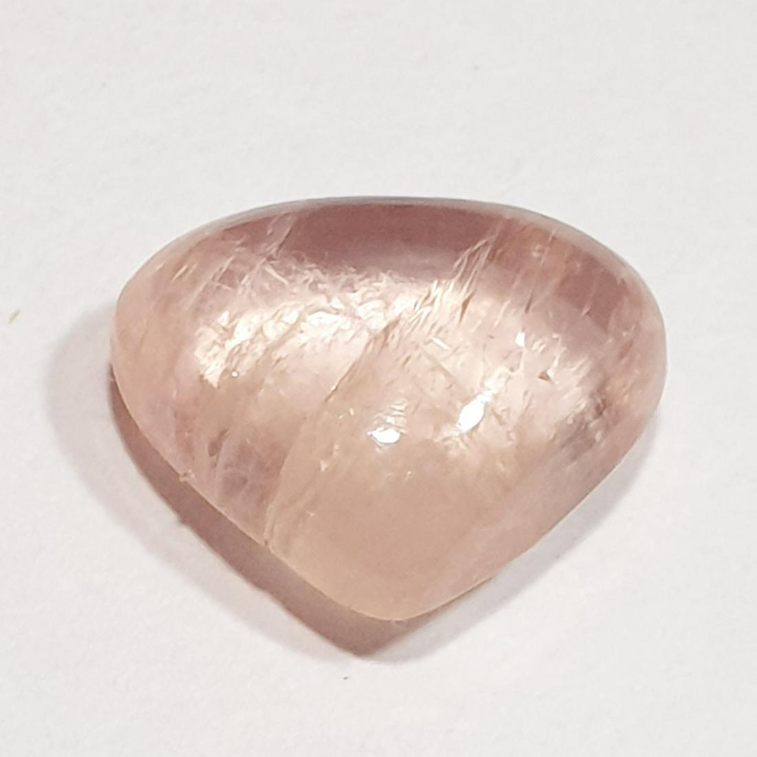 6.09 ct Natural Orange Morganite: No Reserve! Title: 6.09 ct Natural Orange Morganite Color/Clarity: Semi Transparent Gemstones: Loosegemstone Carat Weights: 6.09 Size/Dimensions: 13.30 x 11.50 x 6.00 Additional Information: Pear - Br