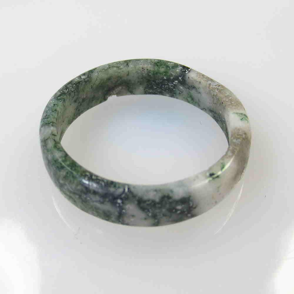 9.91 Ctw Natural Dendrite Opal Round Ring (1 of 2)