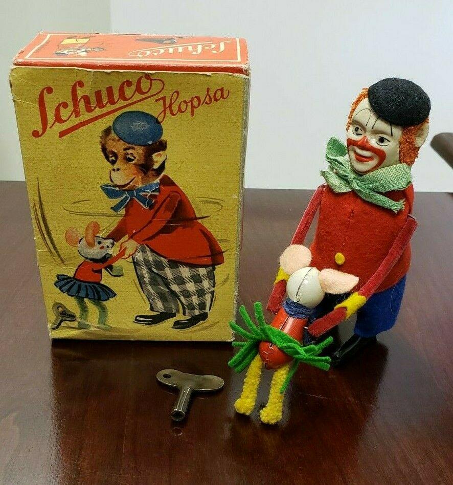 Schuco Hopsa 988 (made in Germany) dancing clown with (1 of 6)