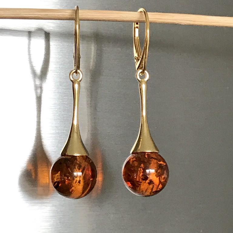 Unique and Marvellous Amber Earrings (1 of 6)
